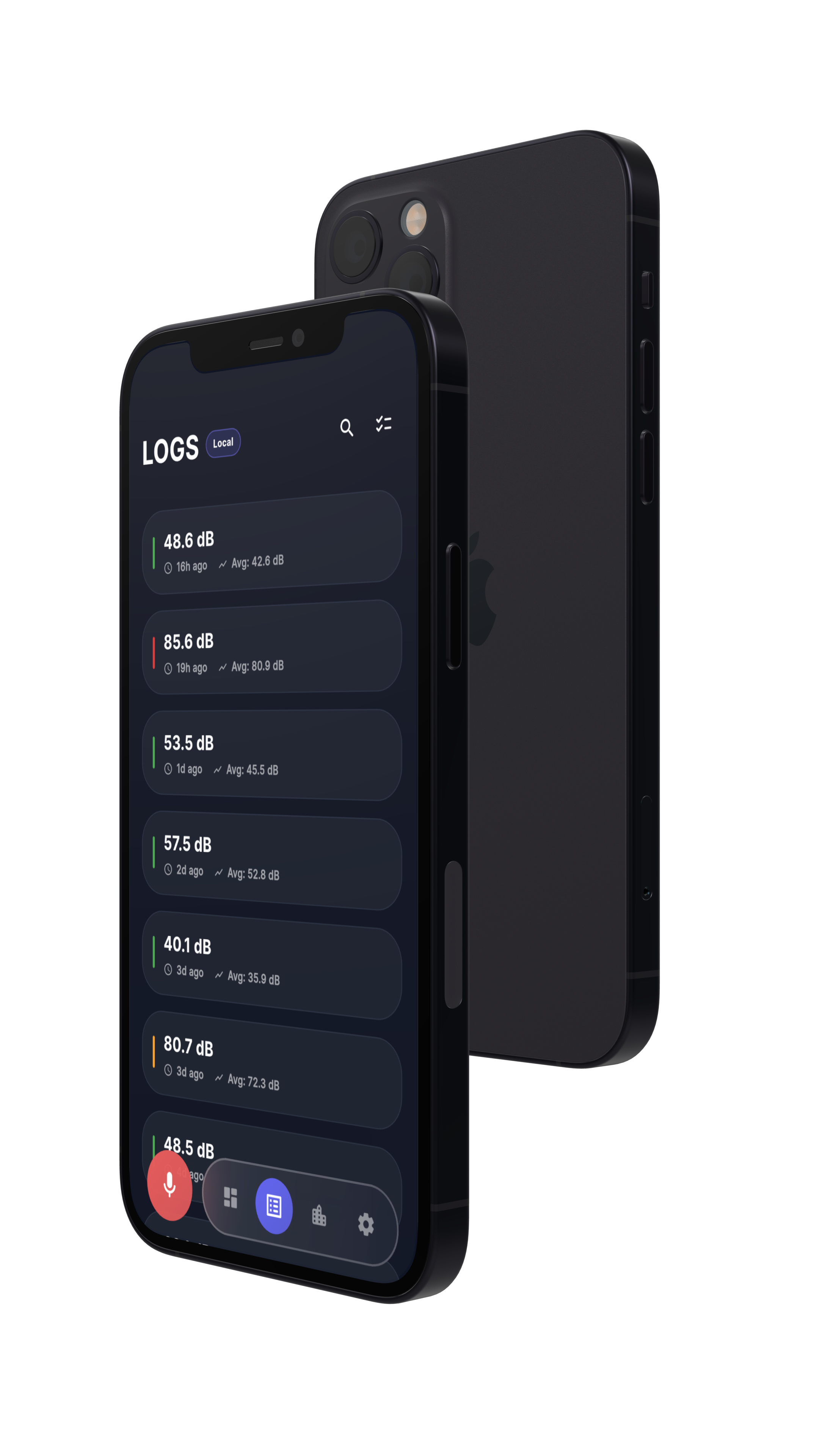 Noise Mate App Mockup